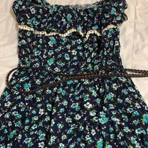 Blue flower dress